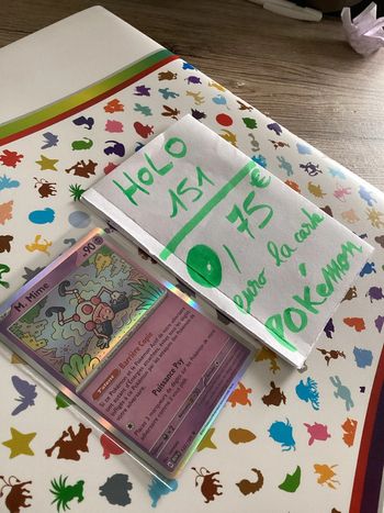 carte Pokémon m mime holographique 122/165 EV3.5 collection 151 FR neuf sortie de booster