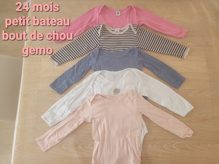 5 bodies manche longues