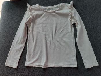 Tee-shirt manches longues crème