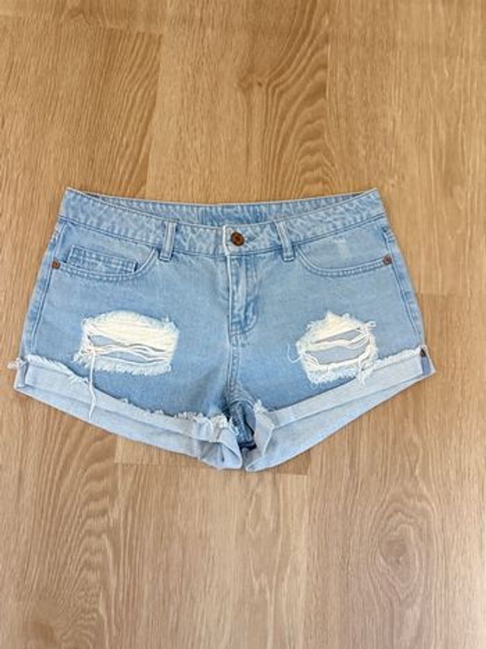 Short en jeans