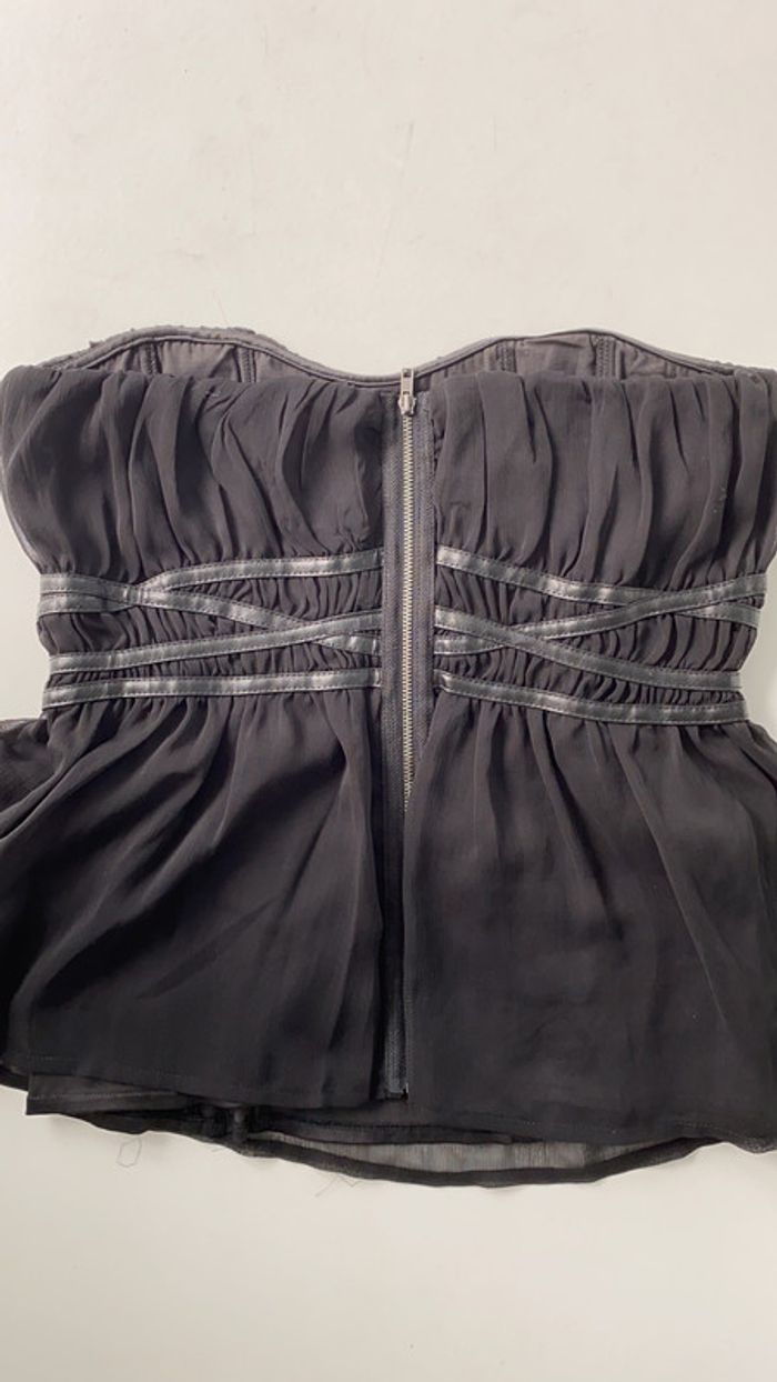 Bustier/top péplum taille S neuf - photo numéro 3