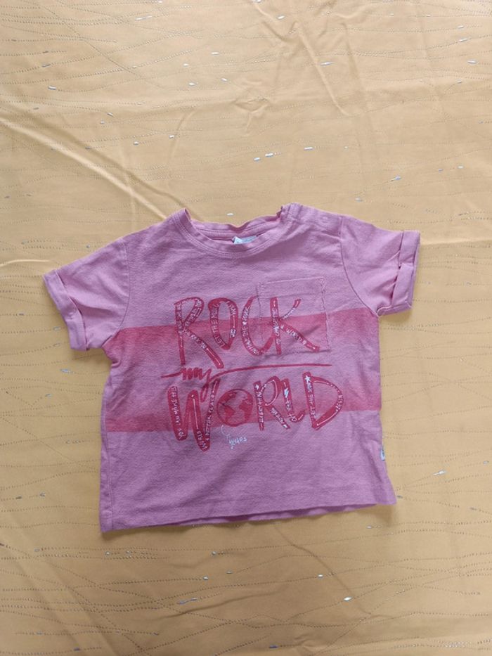 Short et tee-shirt manches courtes Zara 18-24 mois 92 cm - photo numéro 2