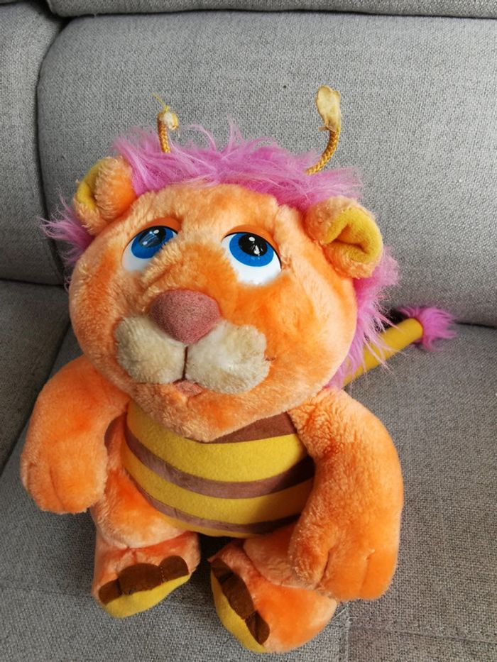 Peluche vintage 1984 Wuzzles Bumble lion Hasbro 30cm - photo numéro 2