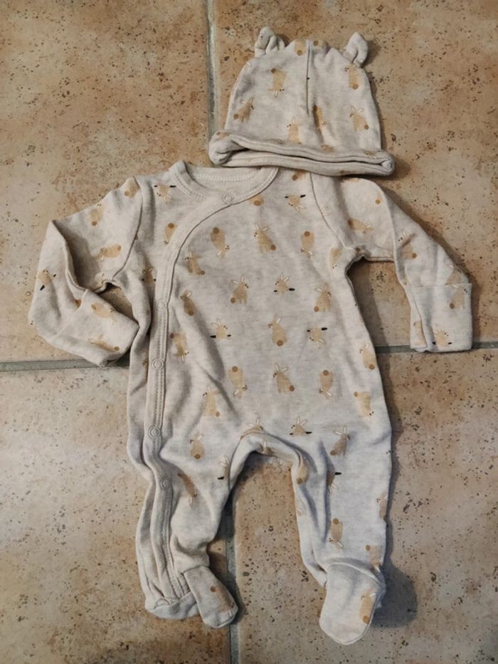 Ensemble pyjama + bonnet