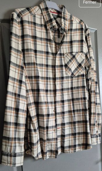 Chemise manches longues coton