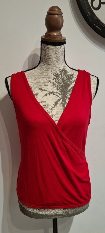Haut femme rouge H&M taille L