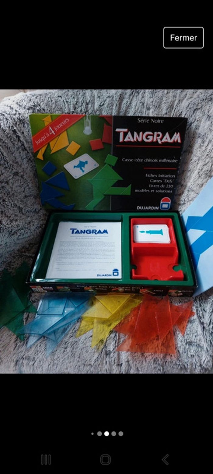 Jeu tangram casse tête chinois - photo numéro 5