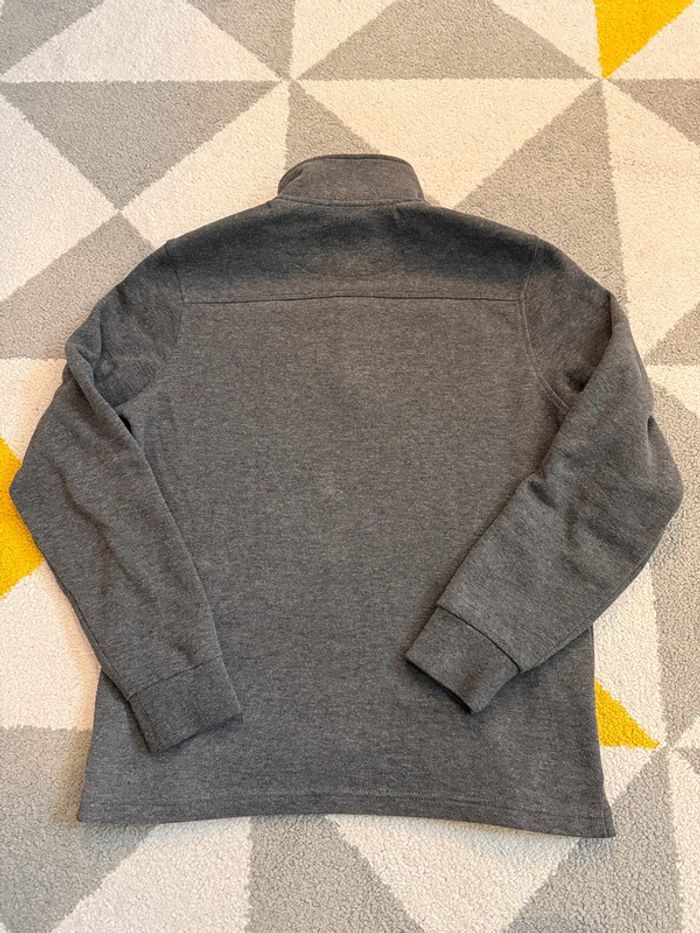 Pull 1/4 zip Burton of London gris Taille S - photo numéro 3