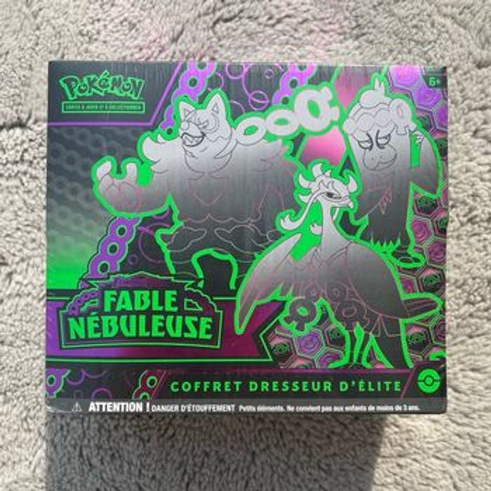 Coffret Dresseur Élite Ev6.5 - ETB Fable Nébuleuse Fr
