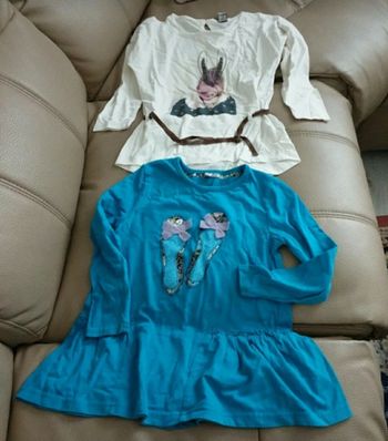 Lot 2 tunique 4 ans