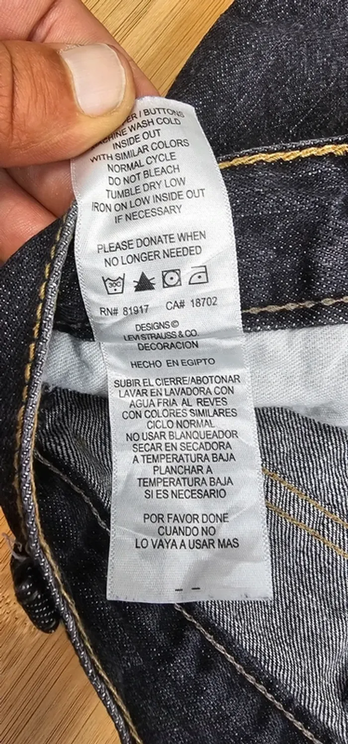 Levi's Straight 505 T:36 W27 - photo numéro 10