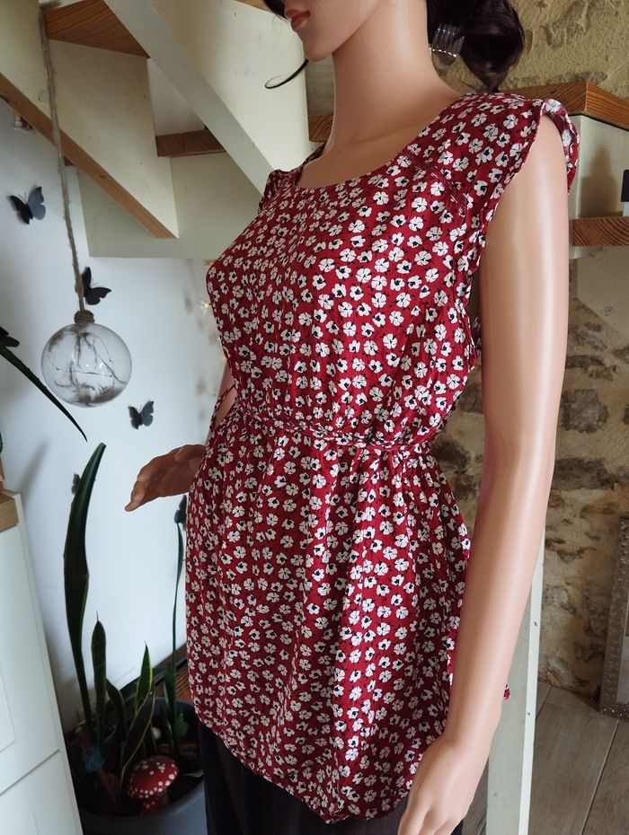 Blouse motifs fleurs - photo numéro 5
