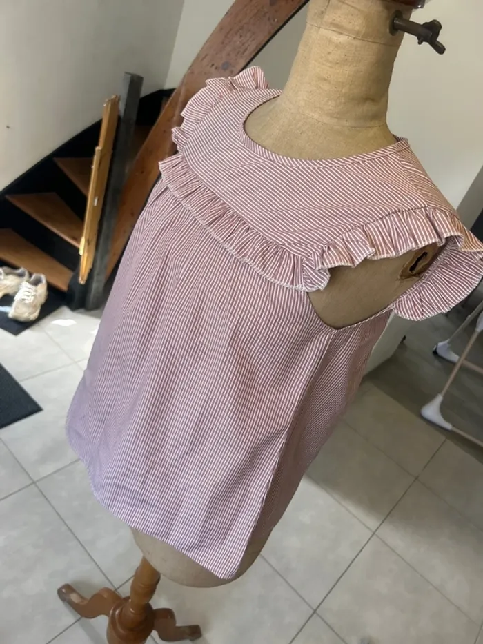 Débardeur femme blouse taille M - photo numéro 4