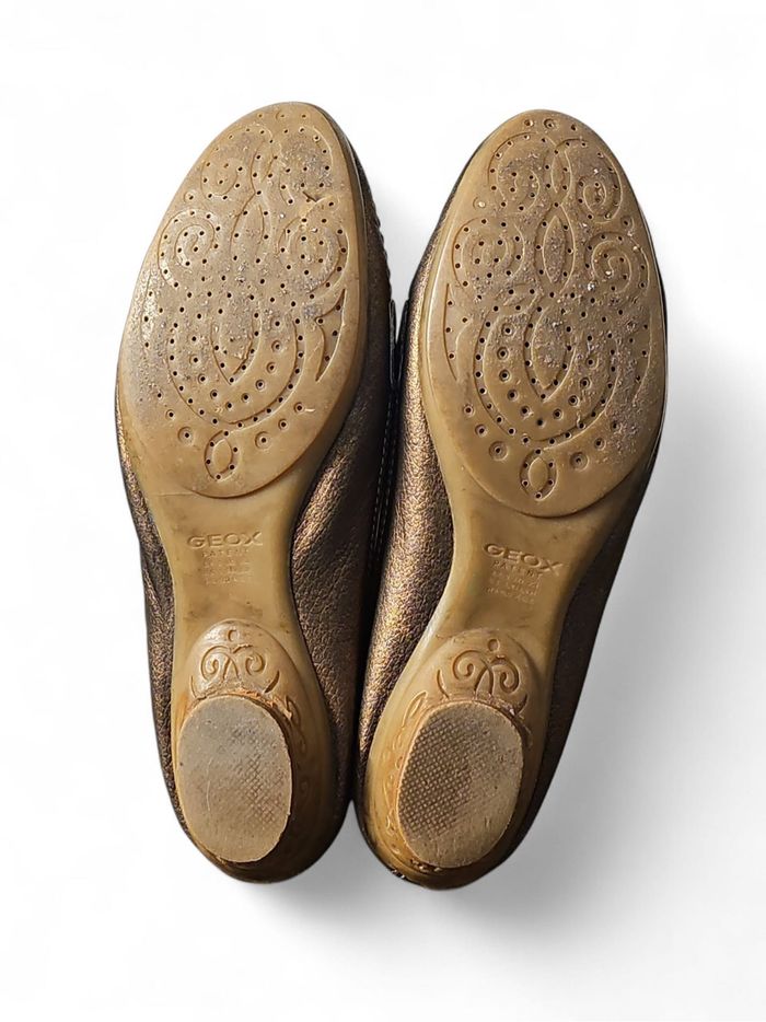 Mocassins Geox bronze métallisé – taille 40 – confort & style - photo numéro 6