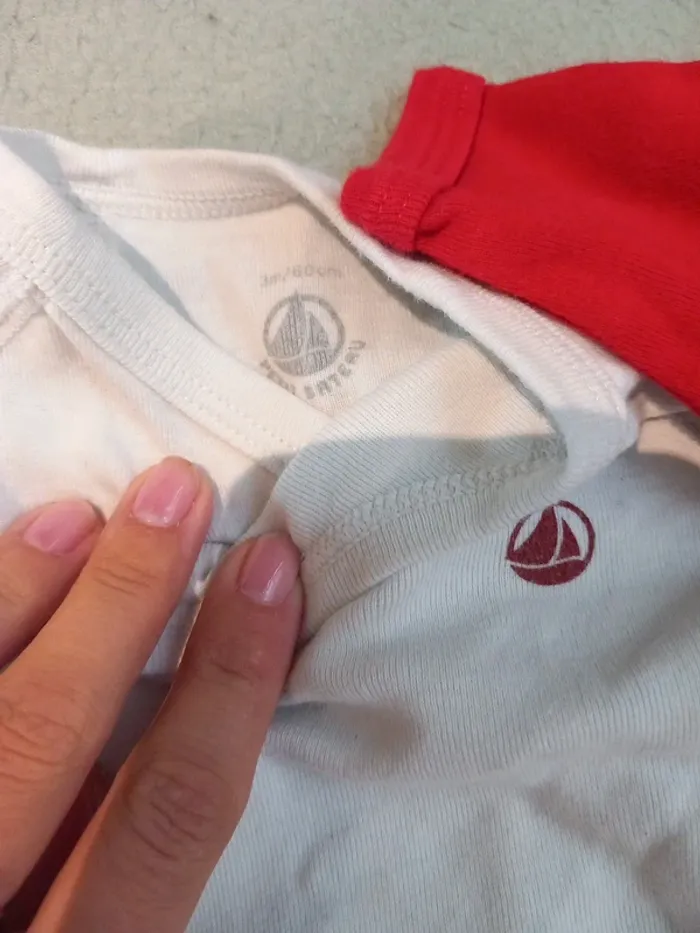 Lot body manches longues petit bateau - photo numéro 6