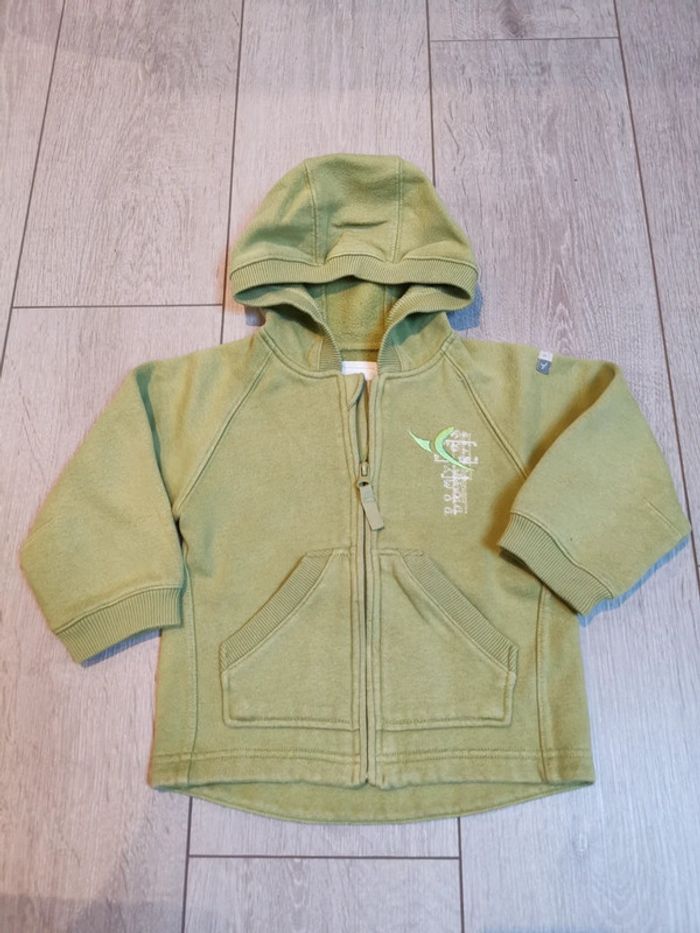 Sweat zippé à capuche