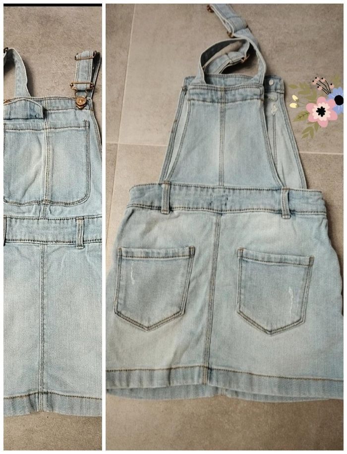 5 ans kiabi robe salopette en jean toutes saisons /Excellent état - photo numéro 4