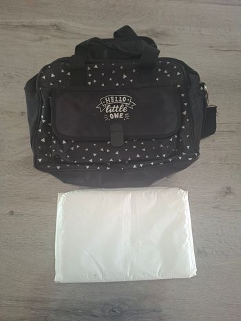 🌷Sac allongé + Tapis de change🌷