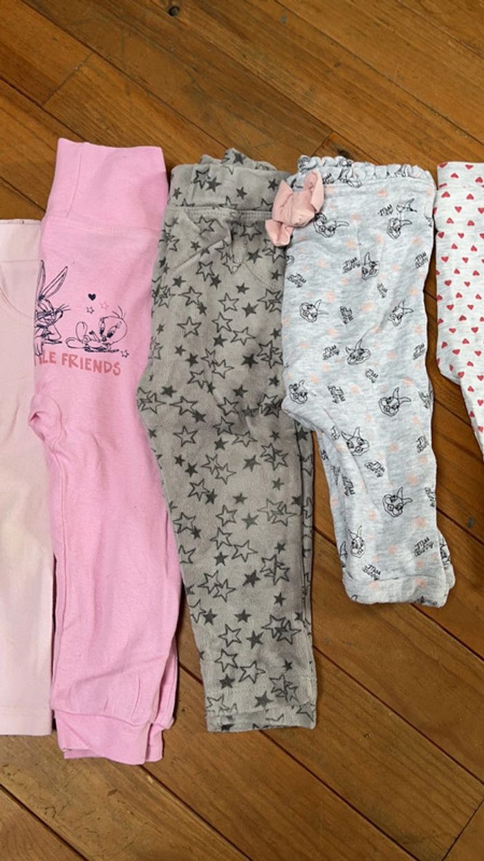Lot pantalons et pantacourts 12mois - photo numéro 3
