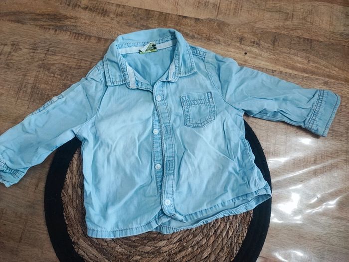 Chemise tape a l'oeil 12 mois