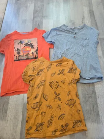 Lot de 3 tee shirts 12 ans