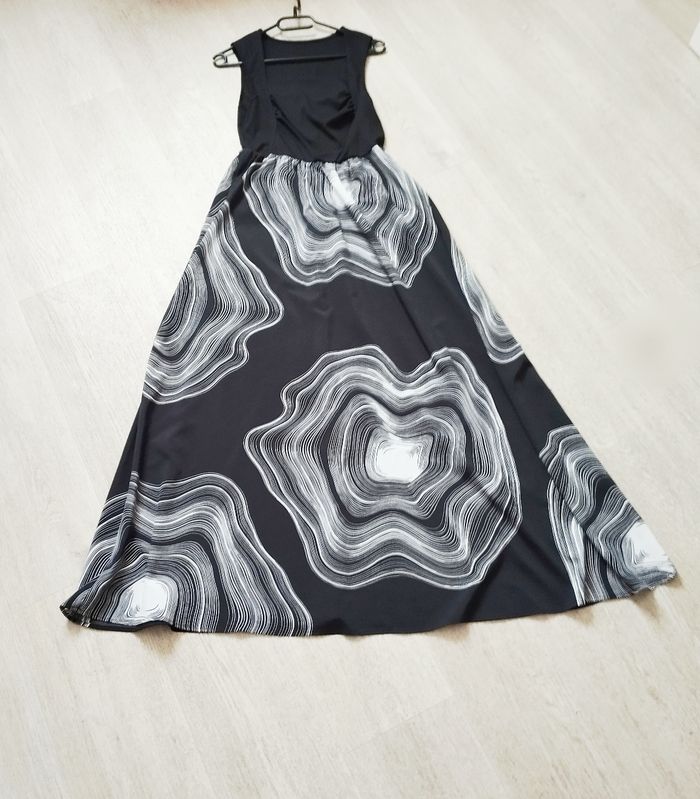Robe longue maxi, Trapèze Imprimé, Shein Taille L - photo numéro 9