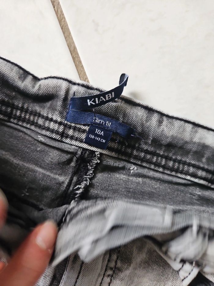 Bermuda en jean garçon 10 ans slim fit kiabi U23 - photo numéro 7