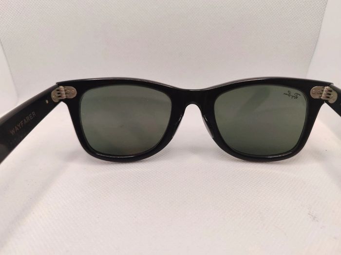 Lunettes de soleil Ray Ban wayfarer street neat bleue fabriquées par Bausch e Lomb aux USA - photo numéro 2