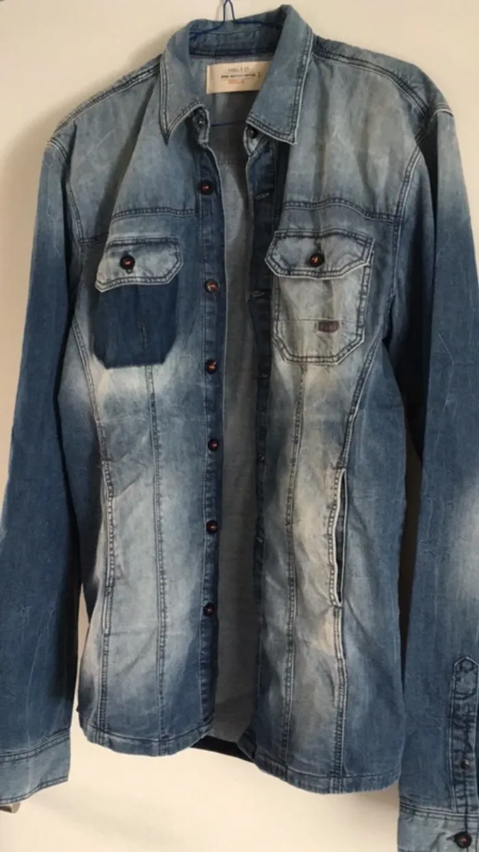 Chemise jeans homme Vargas - photo numéro 4