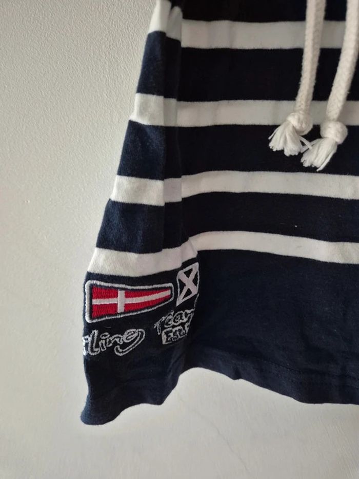 Robe marinière sans manche bébé fille 1 an Sailing Team Monaco - photo numéro 3
