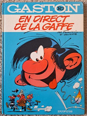 📚 BD Gaston tome R4 En direct de la gaffe - 1984