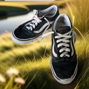 Jolies basquets noires a lacets