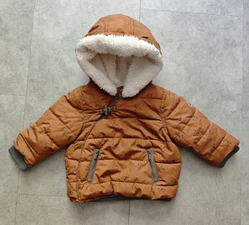 6 mois - blouson doublé, déperlant à capuche (Obaibi)