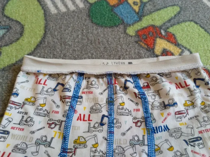 Lot 3 boxers véhicules/engins de chantiers Tex taille 2-3ans, 98cm - photo numéro 4