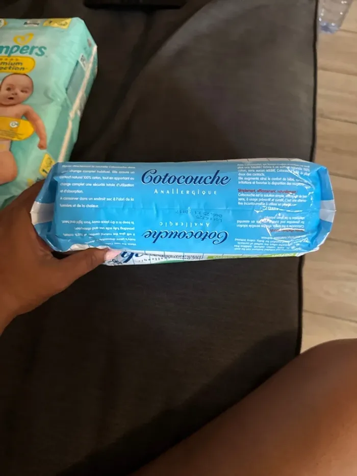 Cotocouche 💯 coton taille 1 pour couches - photo numéro 2