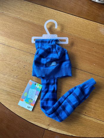 Ensemble bonnet et écharpe bébé garçon Pikouic