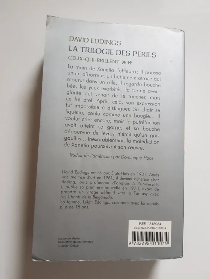 David Eddings (Écrivain) La trilogie des périls, tome 2 : Ceux-Qui-Brillent - photo numéro 4
