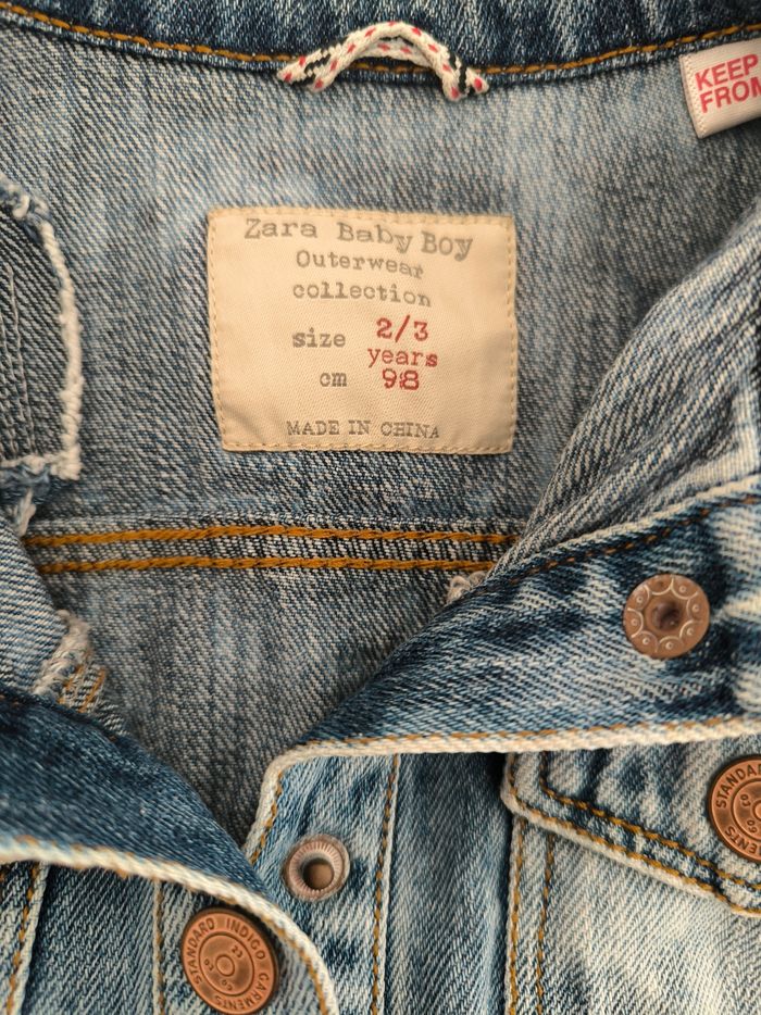 Veste en jean's zara - photo numéro 4