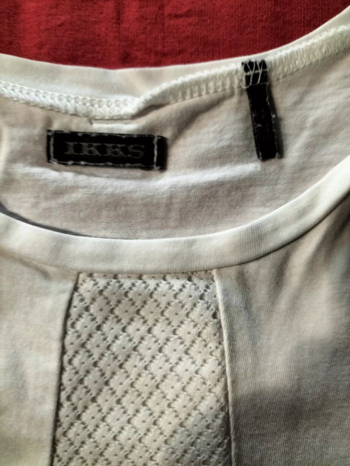 Débardeur tunique blanc 8 ans IKKS - photo numéro 2