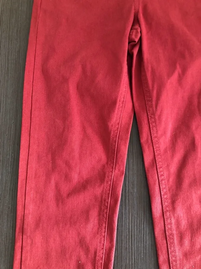 Pantalon jeans taille élastique 10 ans - photo numéro 3