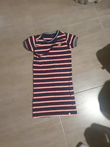 Robe droite rayée