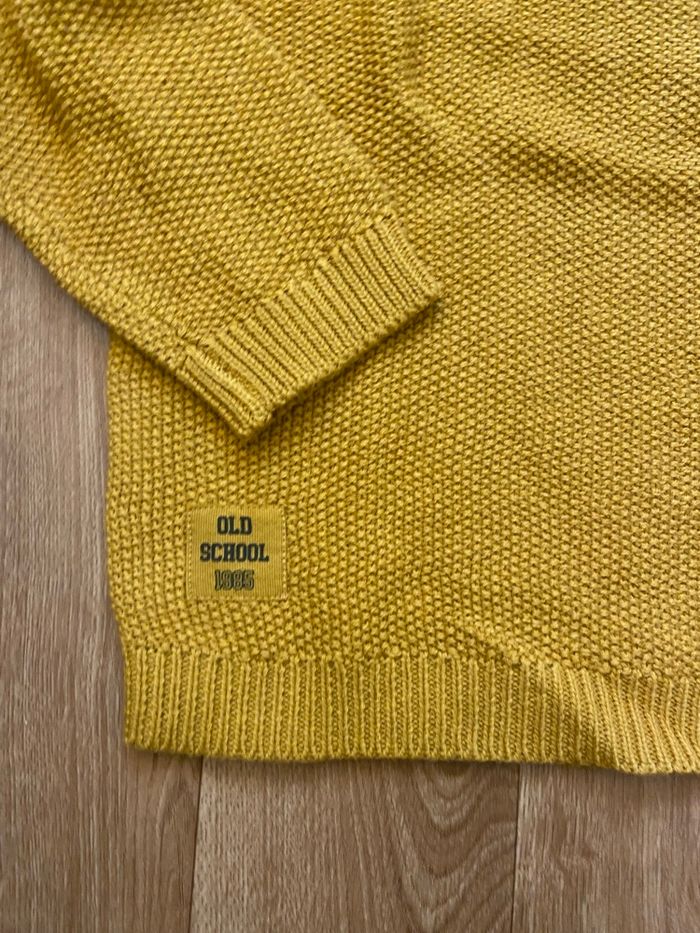 Pull maille jaune Mixte 6 ans