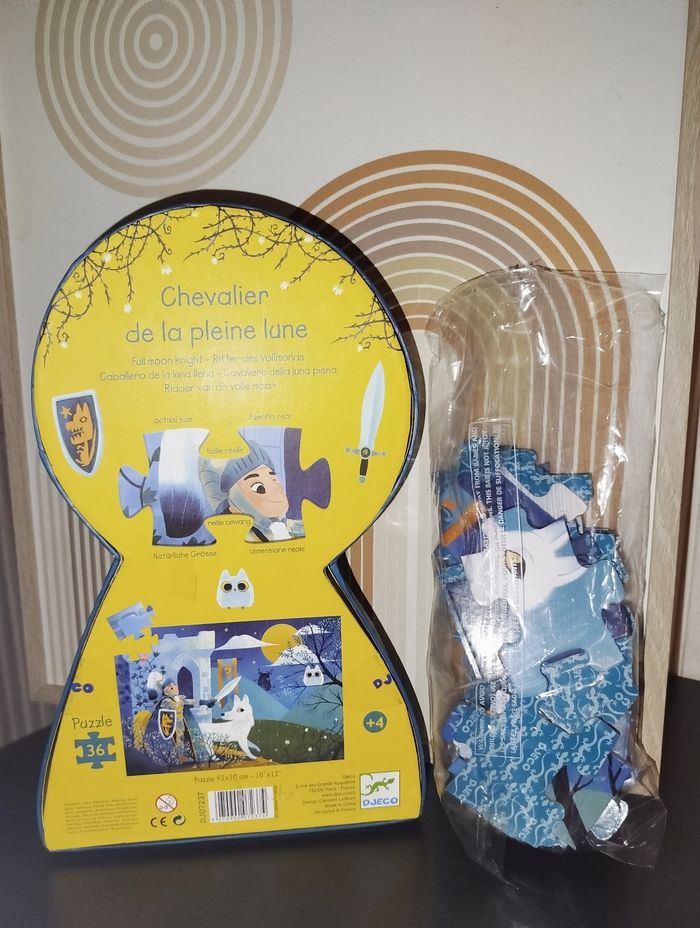 🧩Dejco Puzzle Chevalier de la  pleine Lune 36 pièces  Neuf - photo numéro 3