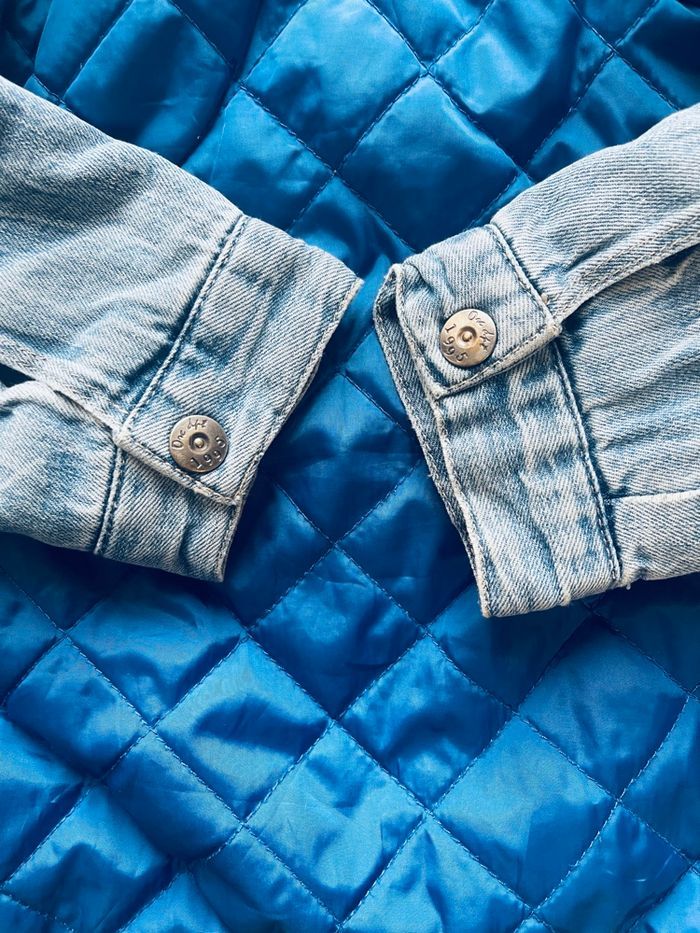 Veste en jean doublée – style casual – très bon état - photo numéro 6