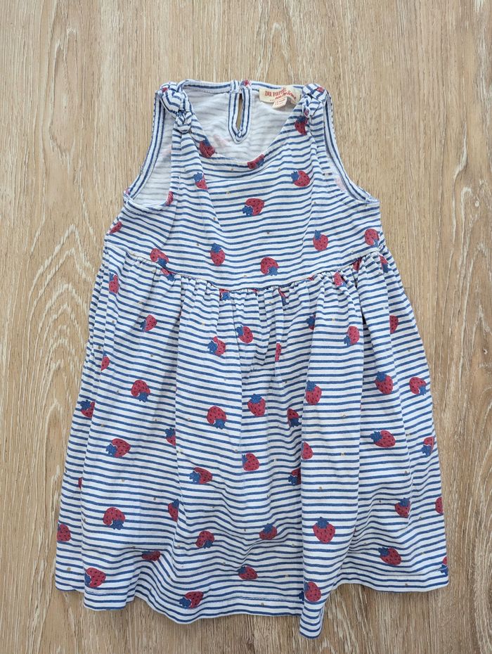 Robe fraise 12 mois DPAM