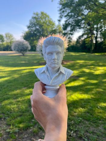 Buste d Elvis Presley