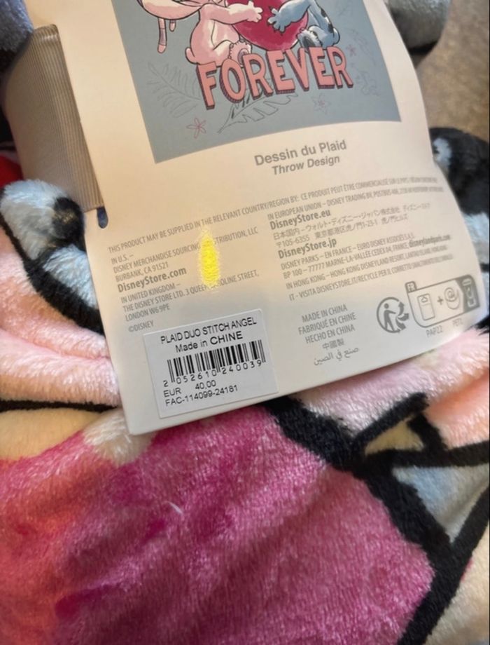 Plaid Angel et stitch - photo numéro 3