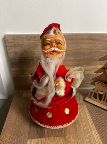 Vintage boîte à musique père noel Sankyo japon rare