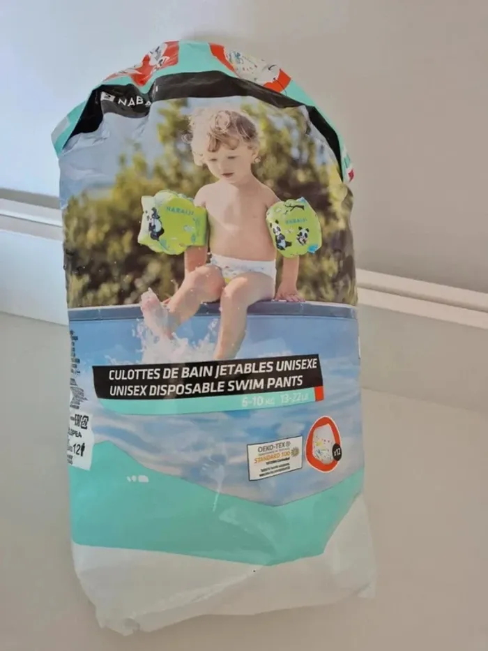 Culottes de bain jetables nabaji decathlon 6 à 10kg