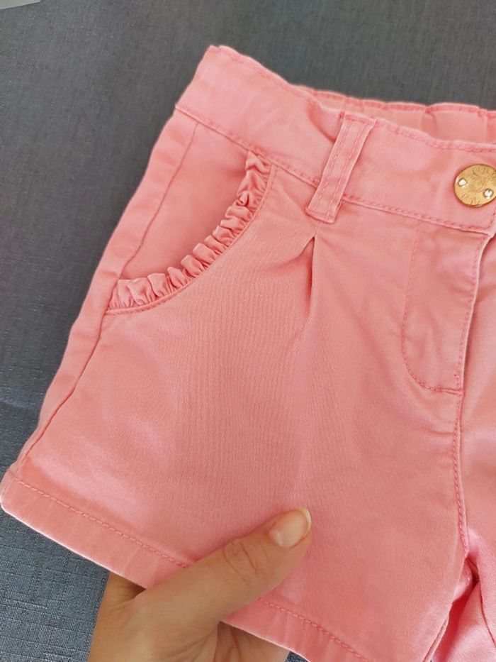 Short en coton rose Orchestra 5 ans - photo numéro 3